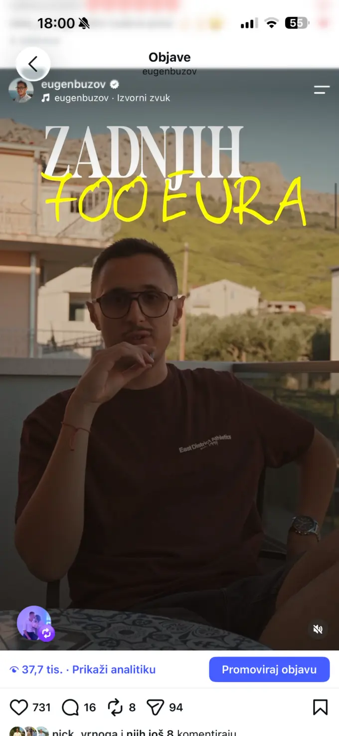 Kad poruka nosi video.